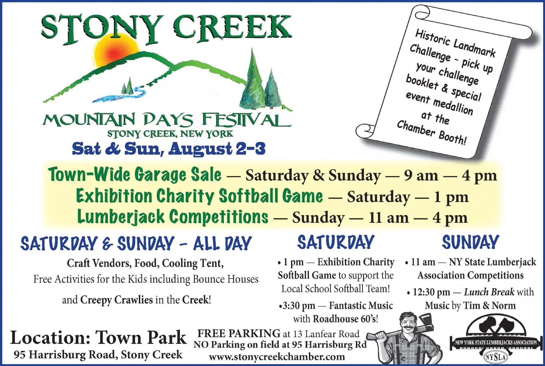 Stony Creek Mountain Days Festival 2025